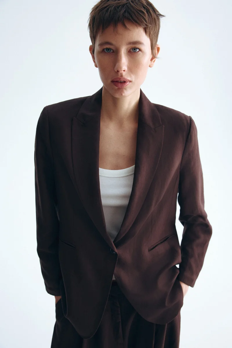 Linen Blend Blazer