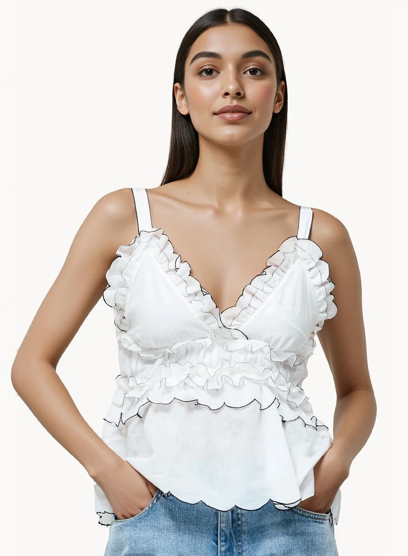 Sandra Cotton Voile Top
