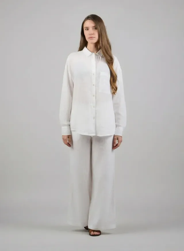 Linen Relaxed Fit Shirt – image 2