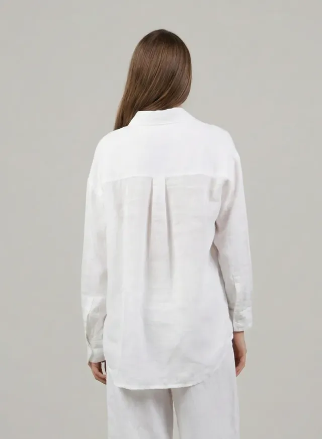 Linen Relaxed Fit Shirt – image 4