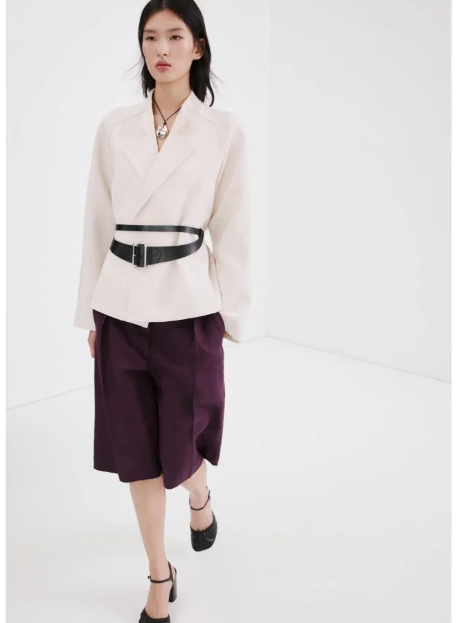 Linen Bermuda Shorts