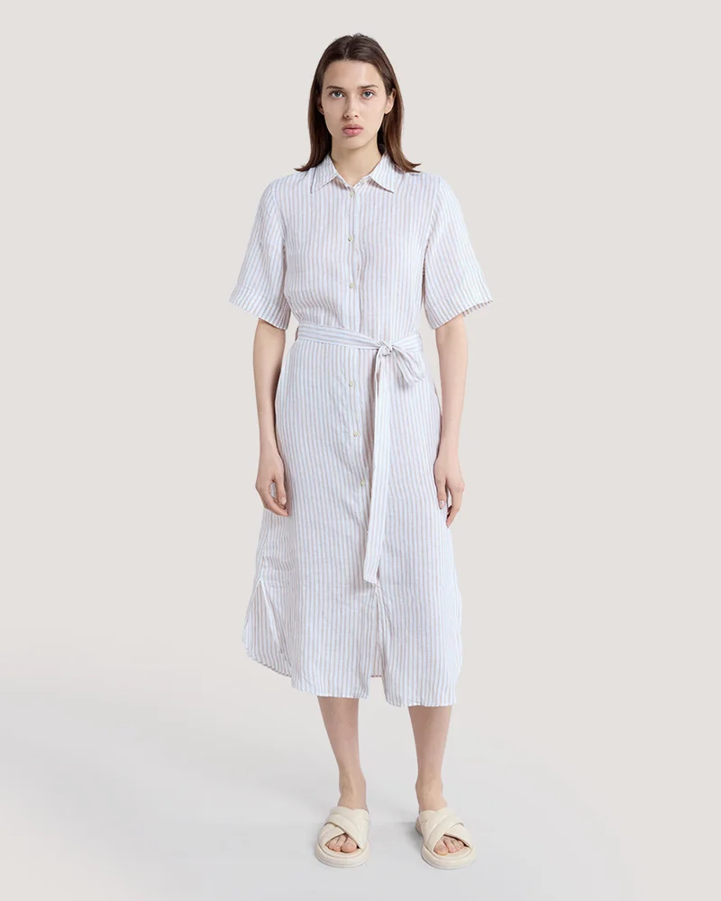 Gant Striped Linen Shirt Dress