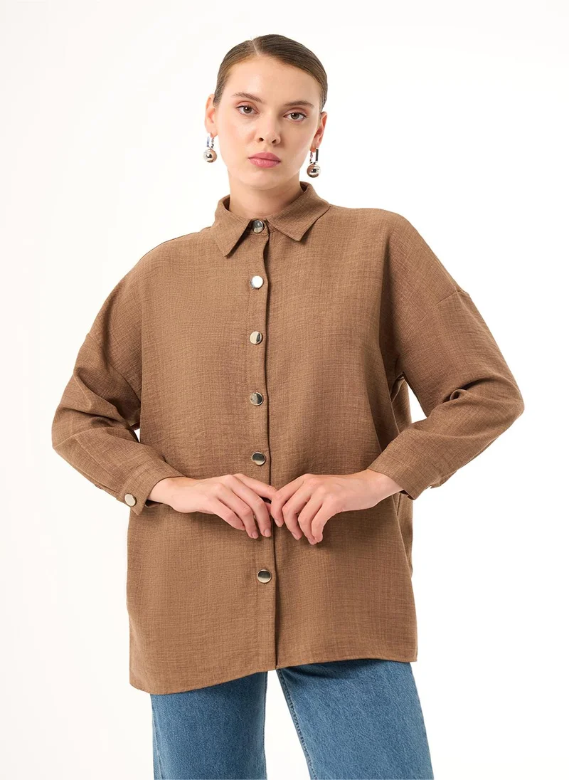 Textured Linen Over Tunic