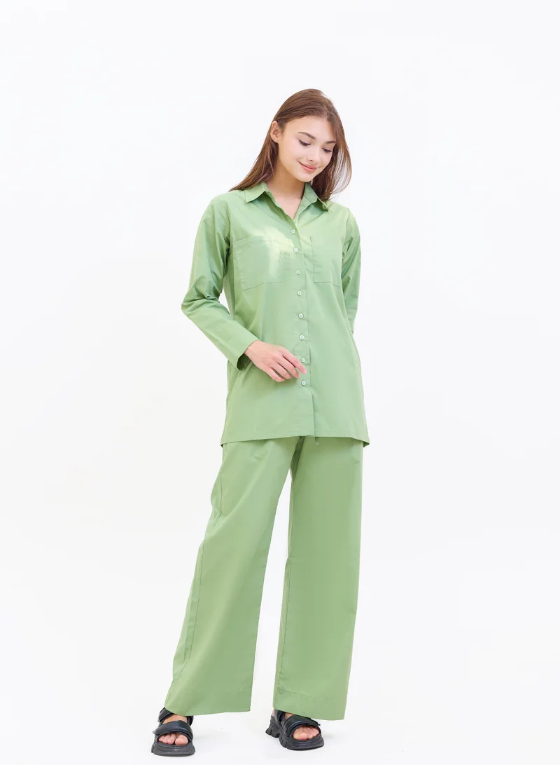 Button Down Top and Bottom Set