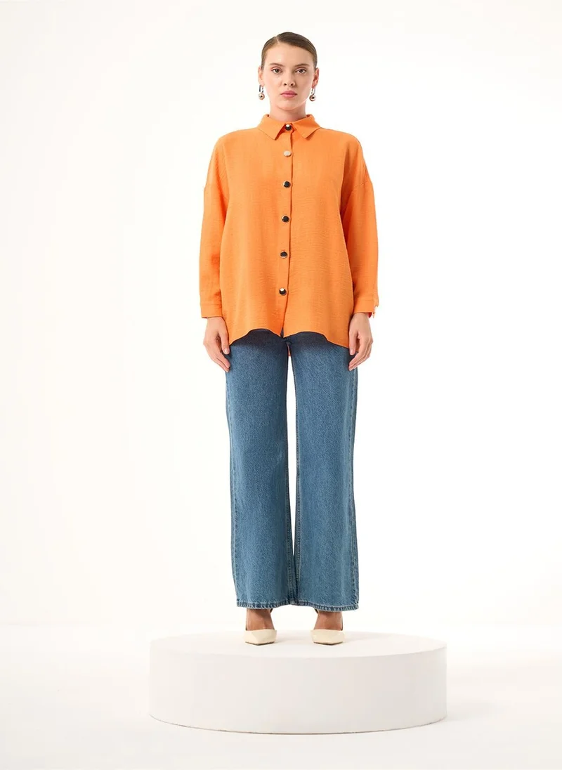 Textured Linen Tunic