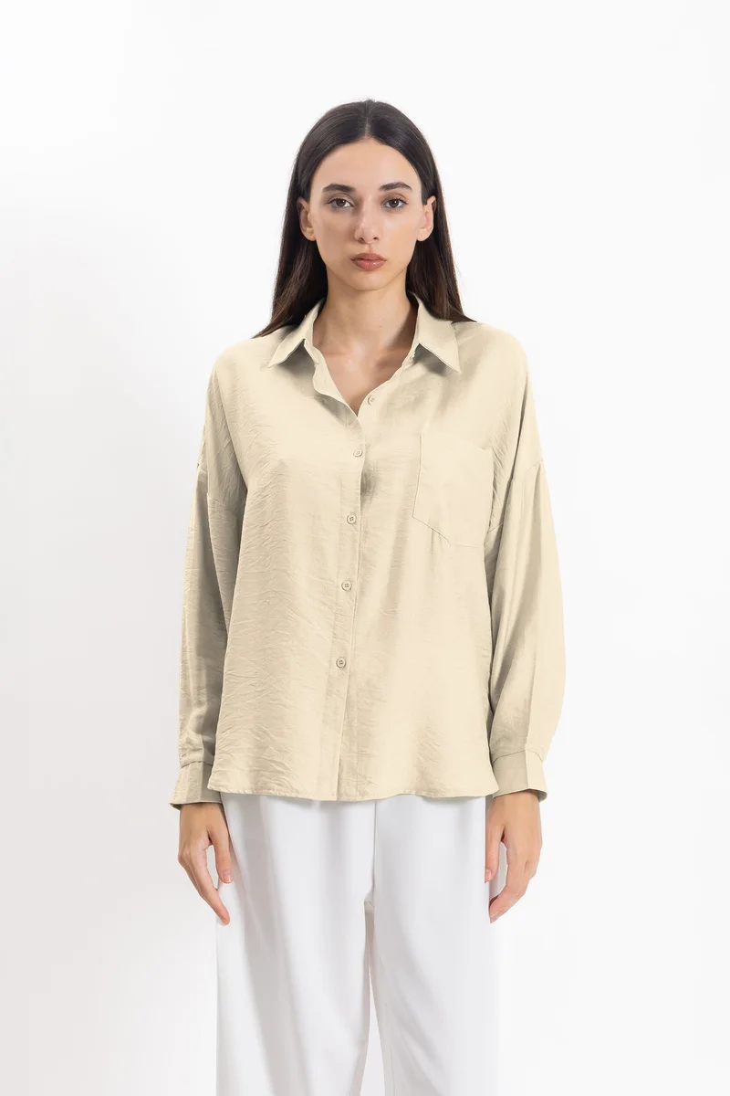 Linen Blend Comfort Shirt