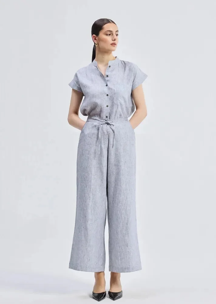Wide Leg Linen Pants