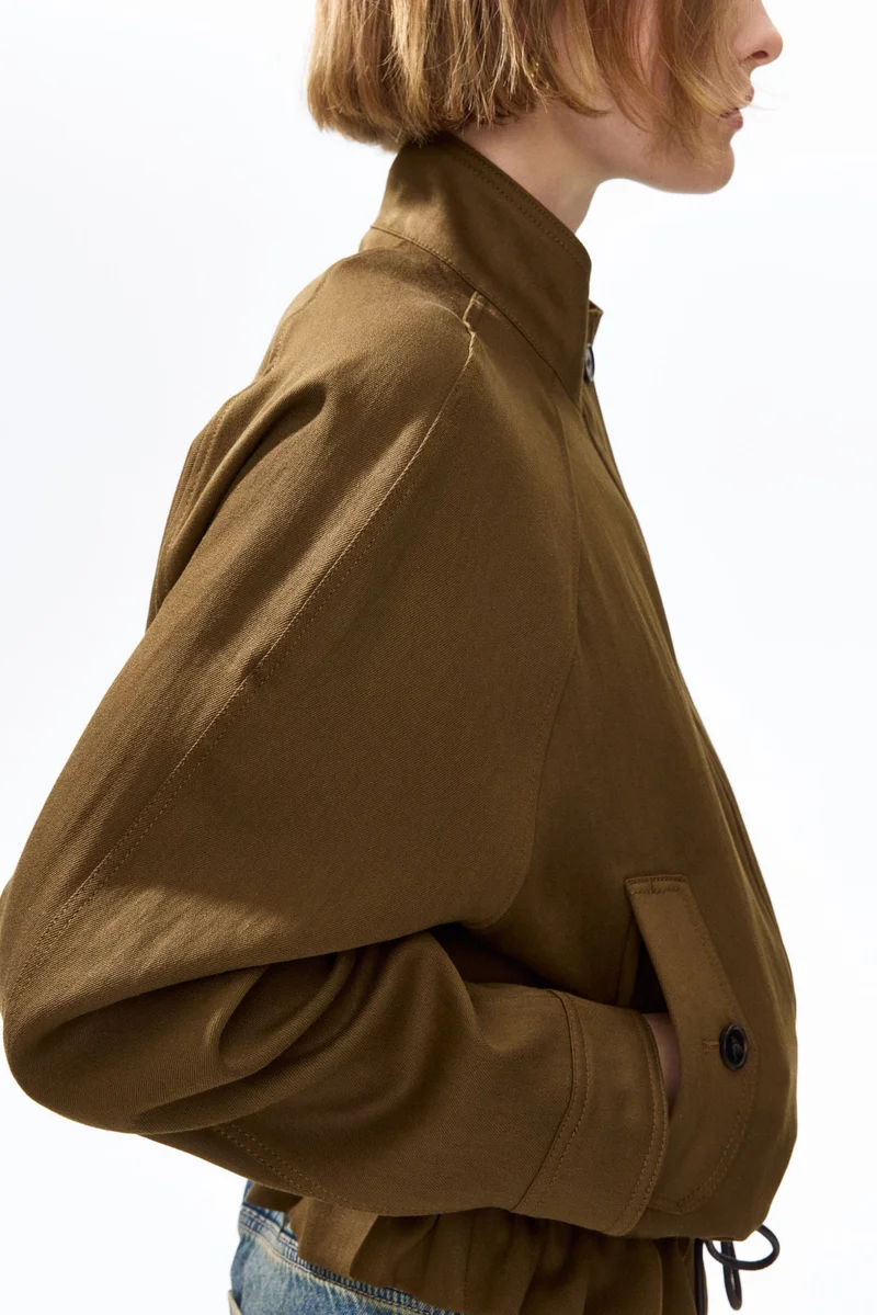 Oversized Linen Blend Jacket