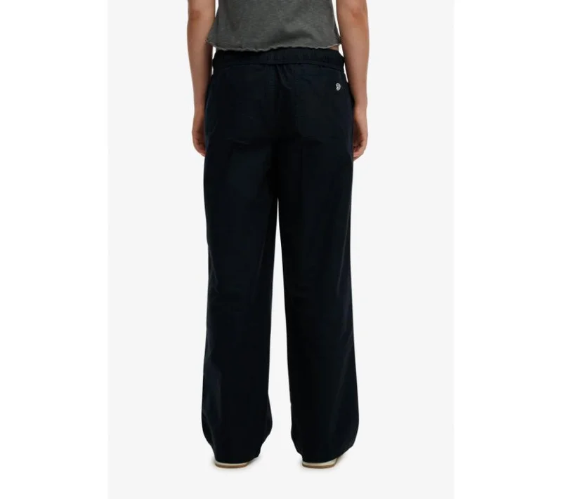 اشتري سوبر دراي  Cotton Linen Elastic Trousers للنساء في الإمارات