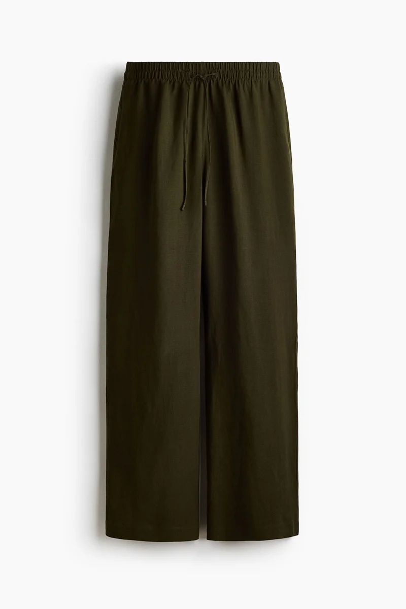 Linen-blend Trousers