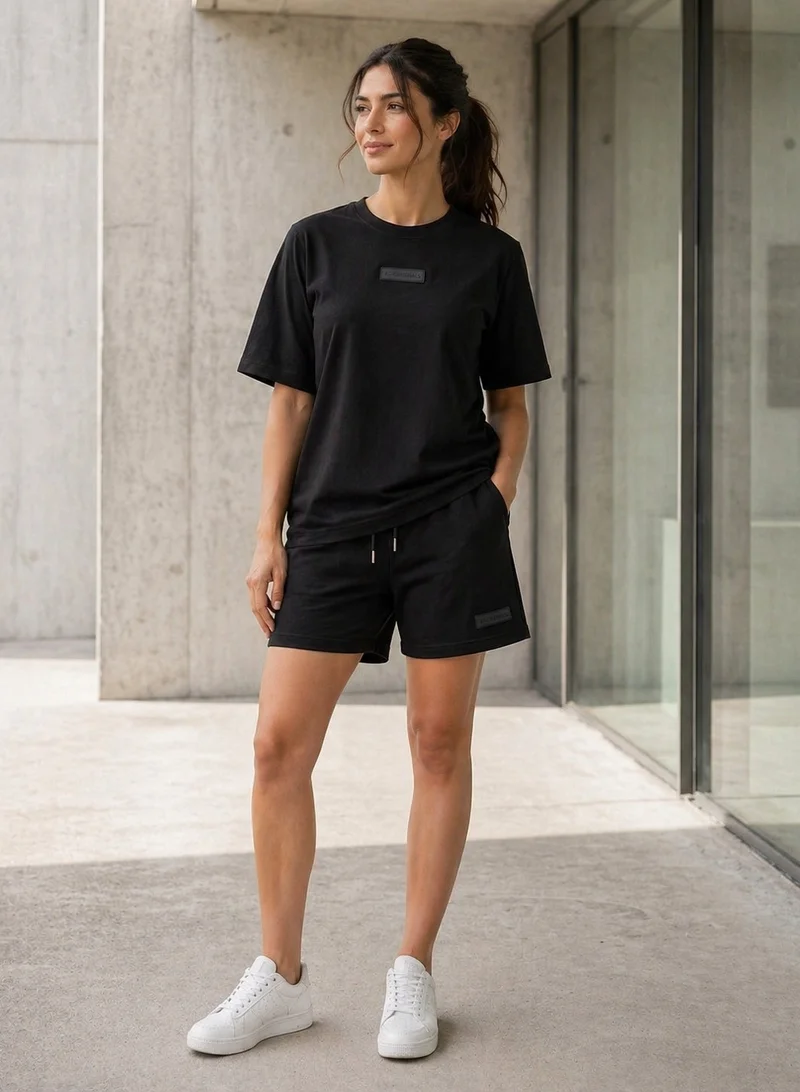 AF Originals Premium Linen Relaxed Fit Shorts Deep Black
