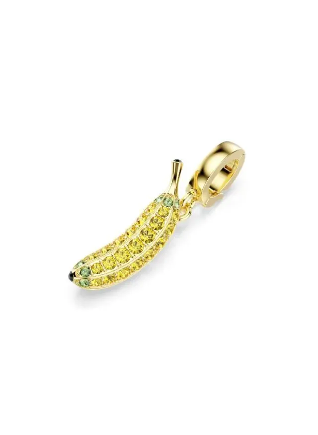 Swarovski Minions Banana Crystal Charm, Yellow and Gold – image 4
