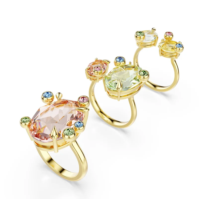 Set of 3 Embellished Rings