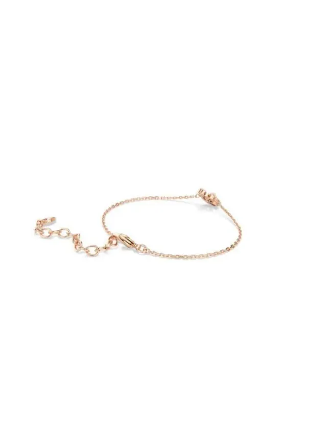 Swan White Crystal Bracelet Rose Gold Tone – image 4