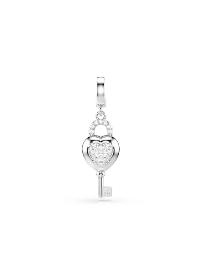 Idyllia Crystal Charm Bracelet, Rhodium