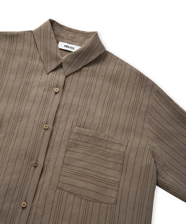 Jacquard Striped Shirt – image 6