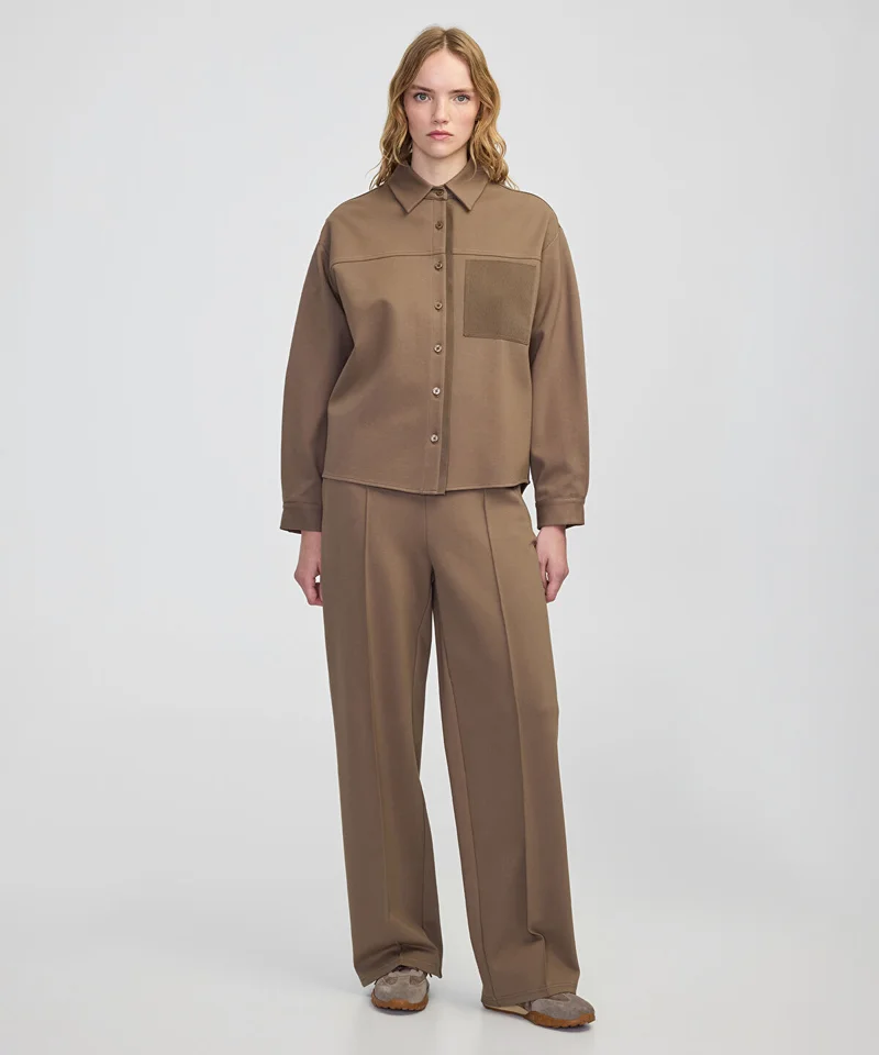 Wide-Leg Trousers