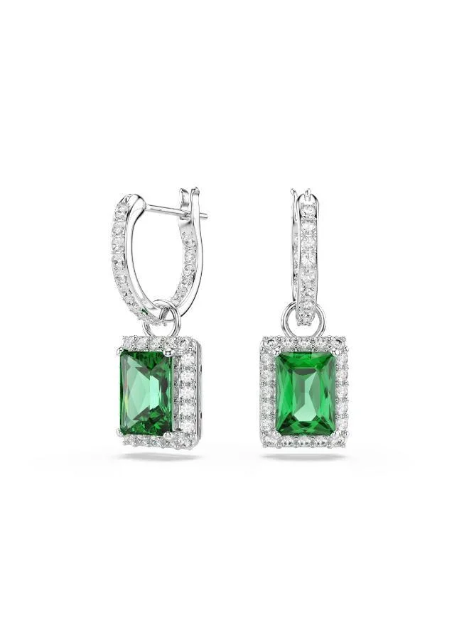 Mini Hoop Pierced Earrings, Rhodium