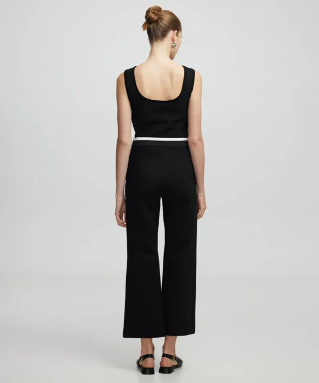 Contrast Waist Culottes – image 3