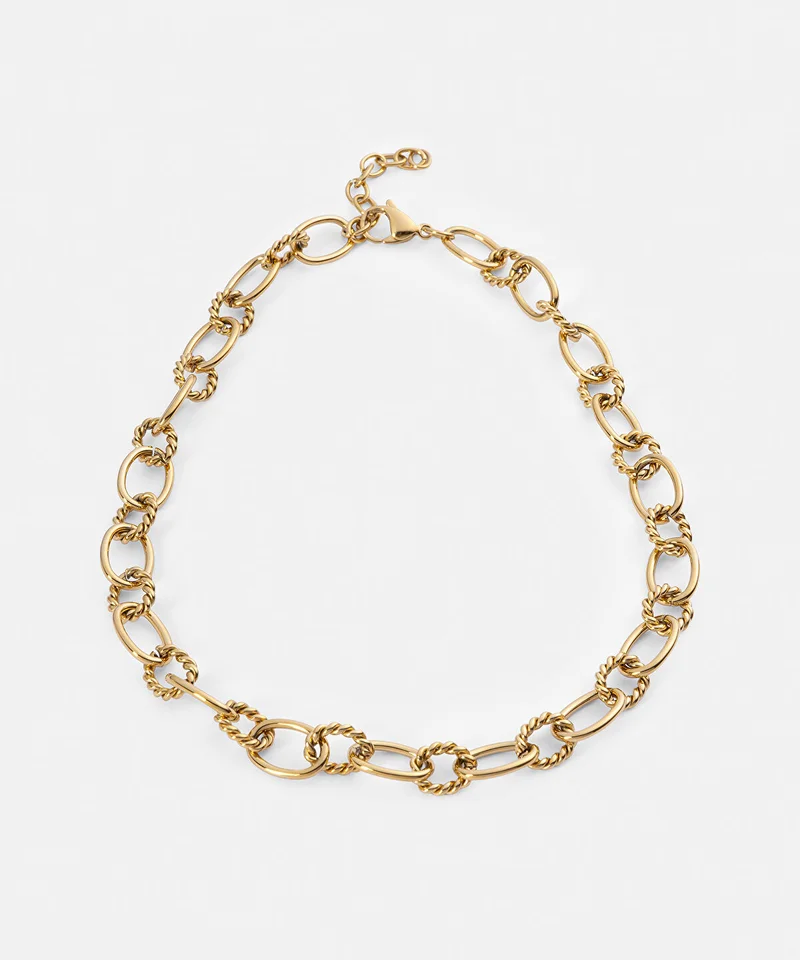 Interlocking Stainless Steel Necklace