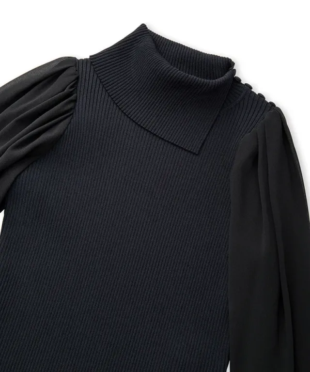 Mixed Media Knit Top – image 7