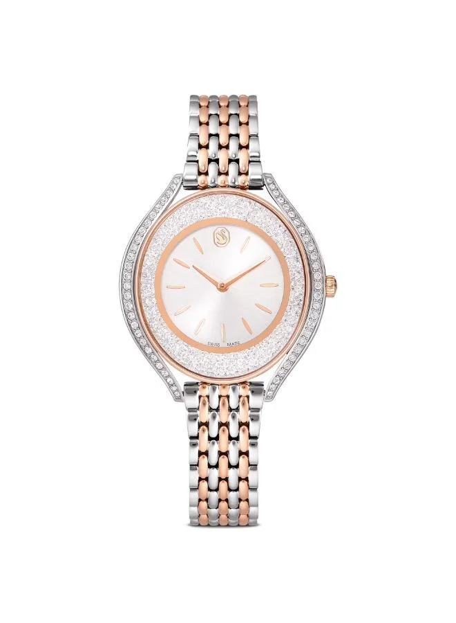 Crystalline Professional Stainless Steel Watch, White