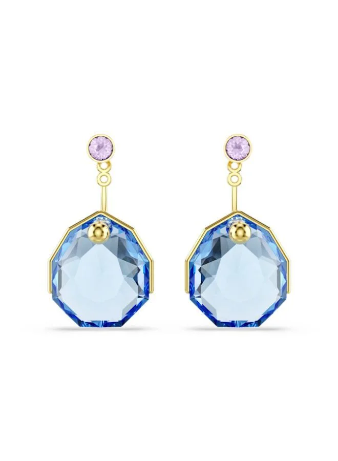 Gema Ear Jacket Earrings Gold Tone