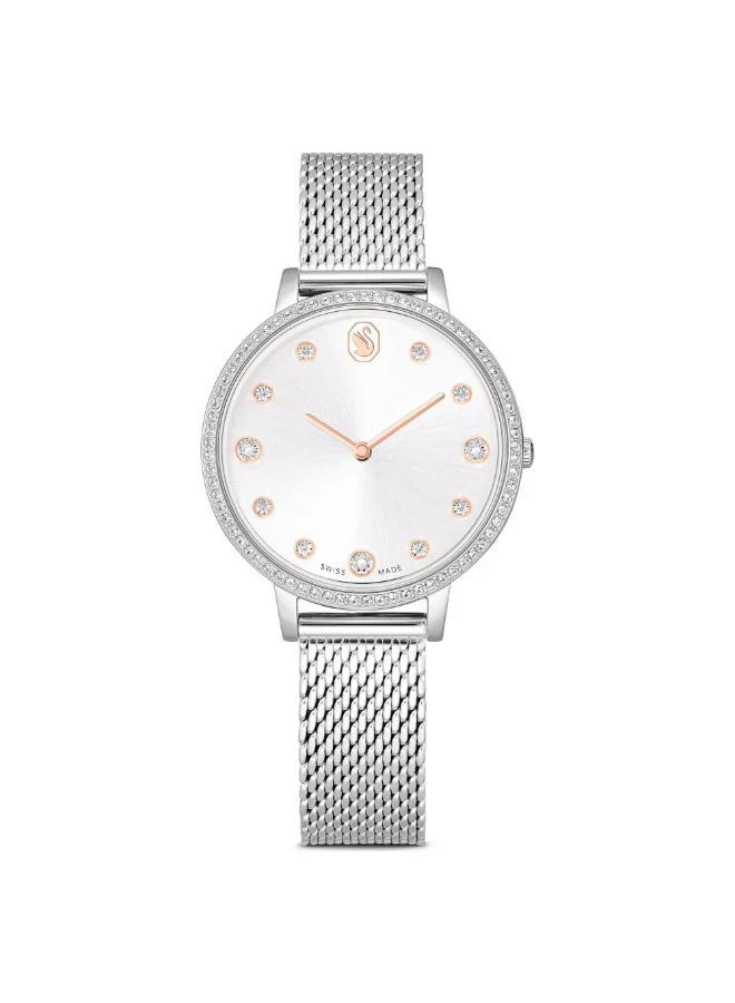 Clarica Stainless Steel Analog Watch White
