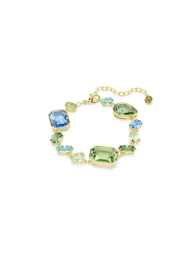 Gema Gold-Plated Bracelet Black & Green