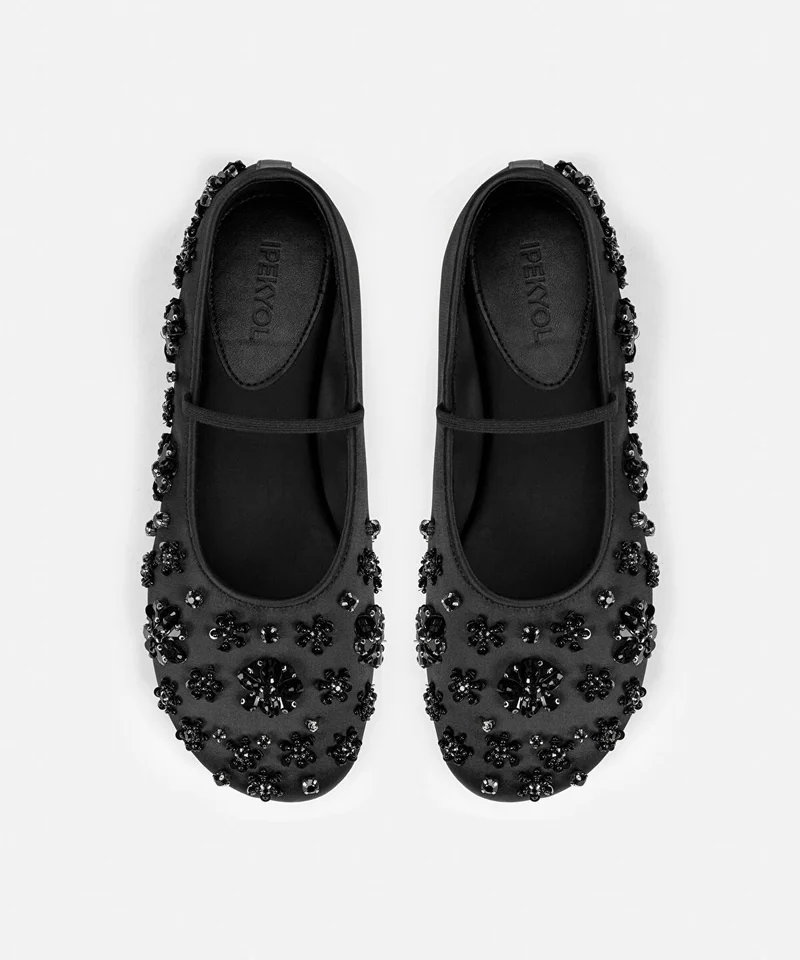 Embellished Ballet Flats