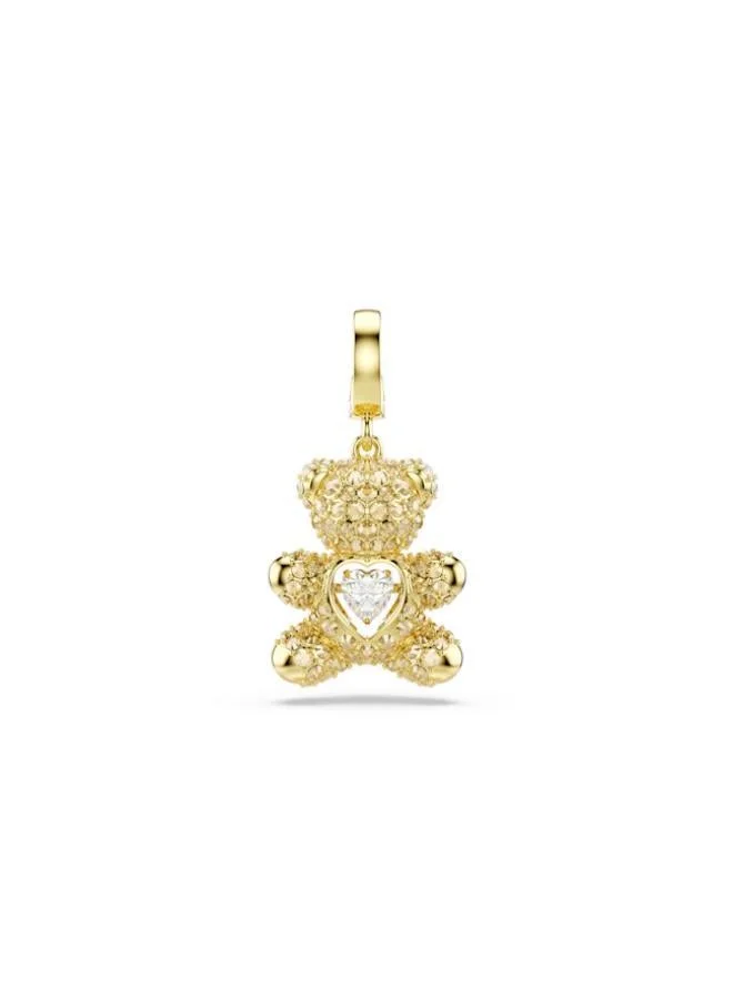Teddy Crystal Charm Bracelet Gold