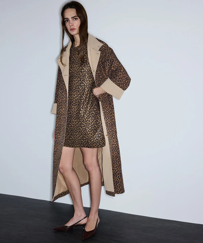Leopard Print Knit Dress