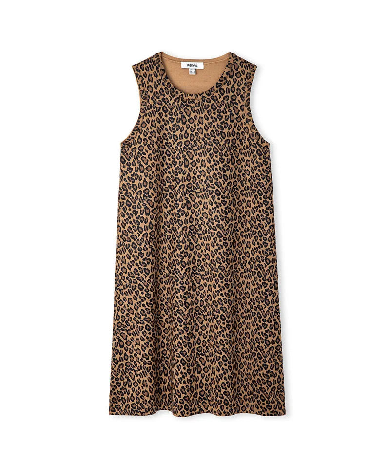 Leopard Print Knit Dress