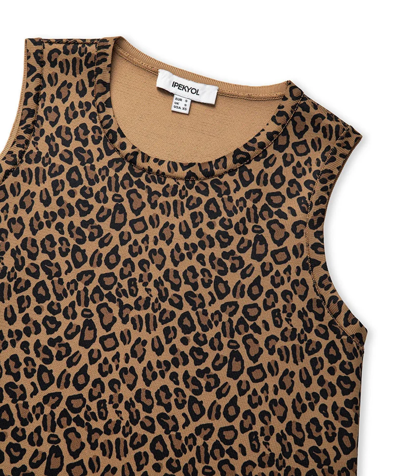 Leopard Print Knit Dress