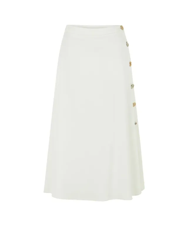 تنورة ميدي بأزرار إيكرو – صورة 5