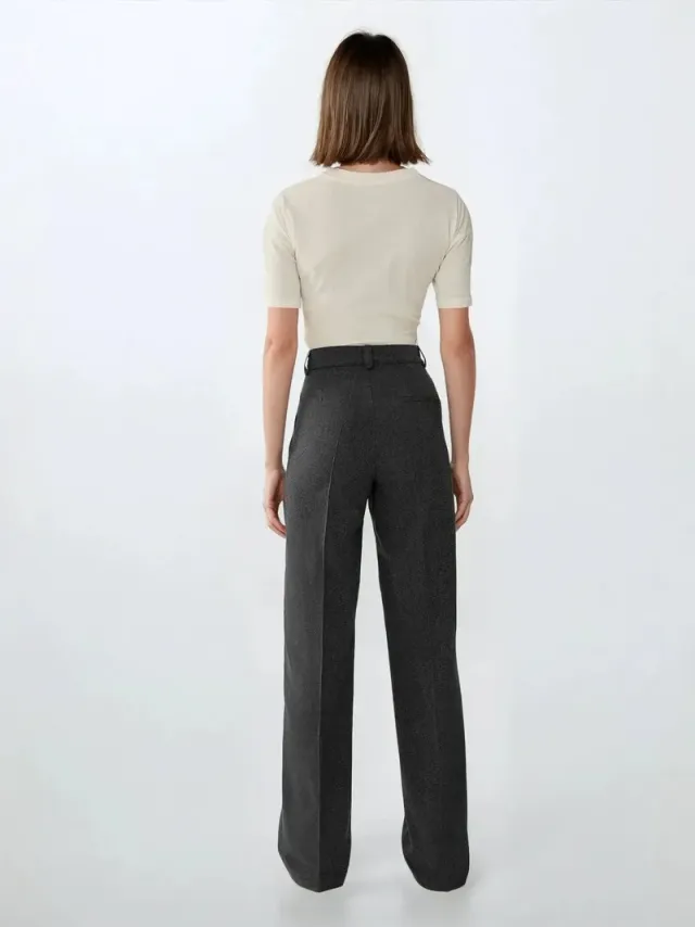 High Waist Straight Leg Pants – image 5