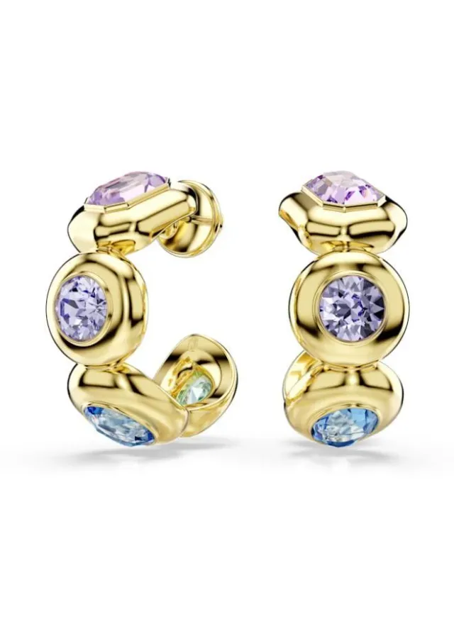 Gema Hoop Earrings Gold Tone Plated