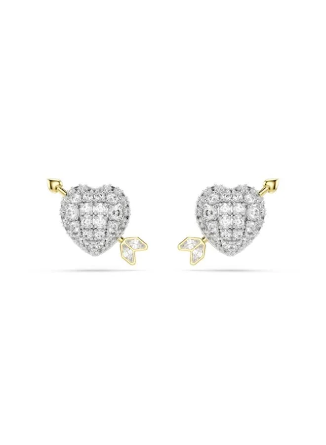 Idyllia Crystal Stud Earrings White