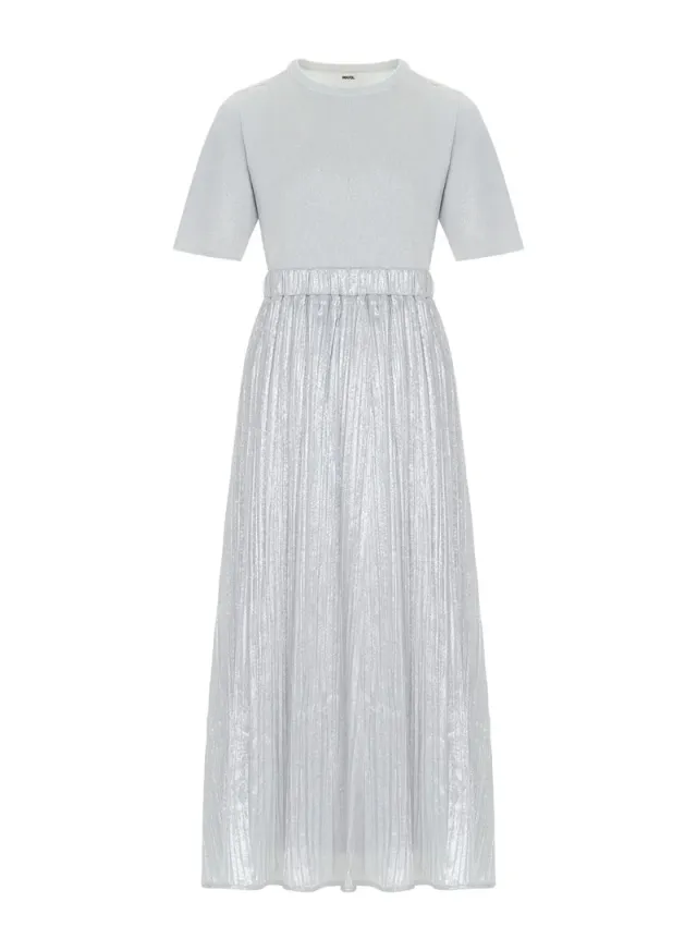 Mixed Midi Dress – image 3