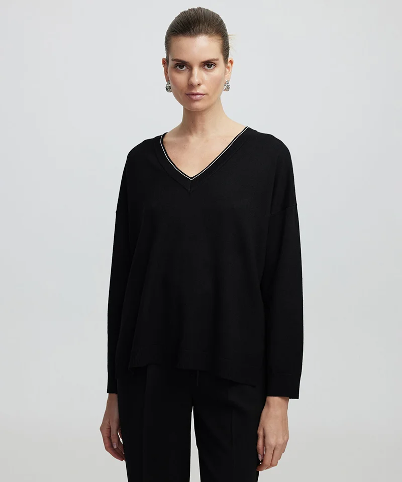 Rhinestone Knit Sweater