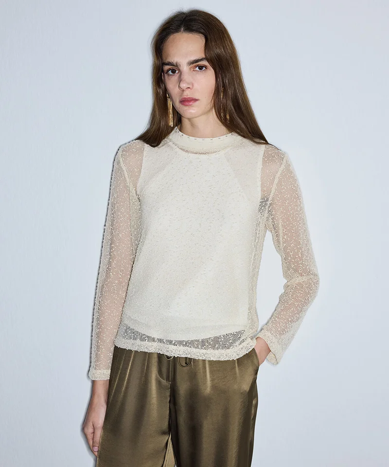 Two-Piece Knit Top