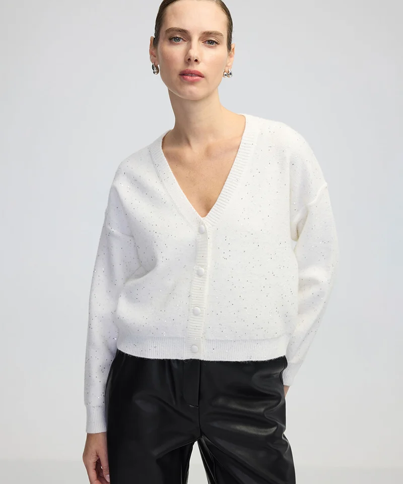 Embellished Knit Top