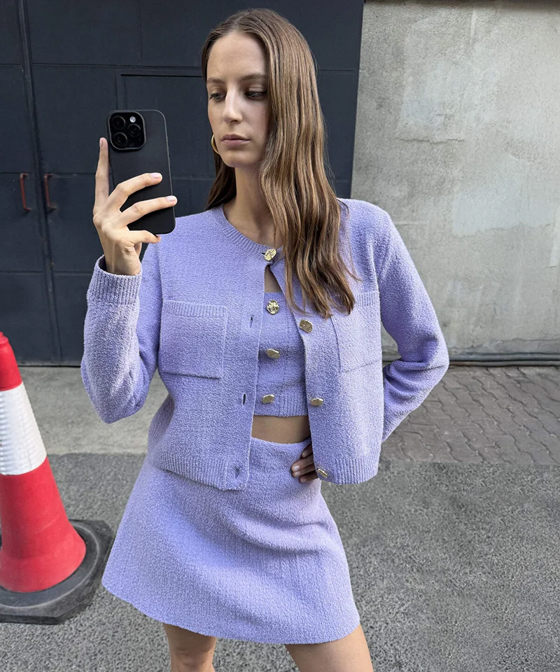 Textured Knit Jacket