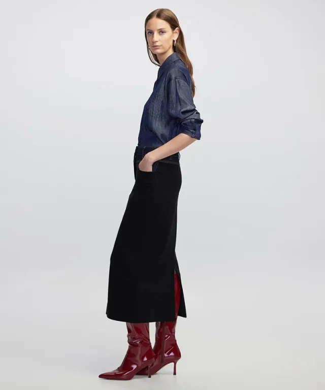 Mixed Media Pencil Skirt – image 3