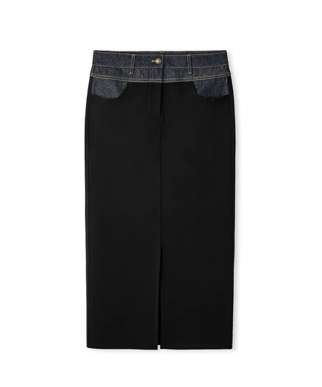 Mixed Media Pencil Skirt – image 6
