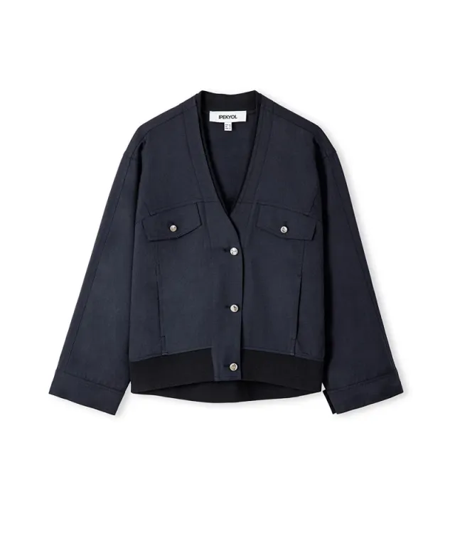 Mixed Media Bomber Jacket – image 6