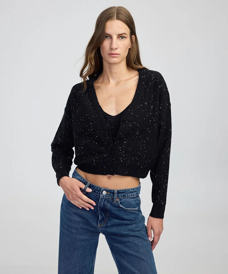 Embellished Knit Cardigan
