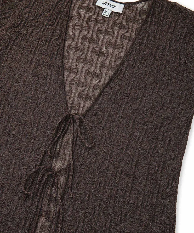 Lurex Knit Cardigan – image 6