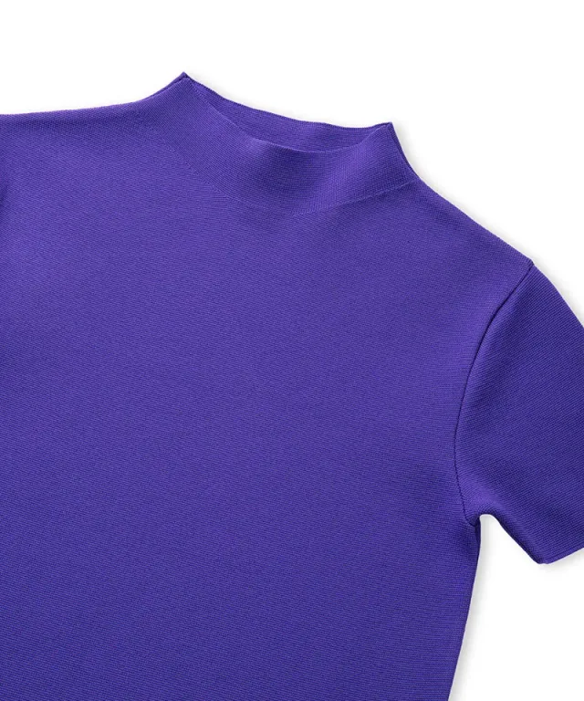 High-Neck Knit Top – image 7