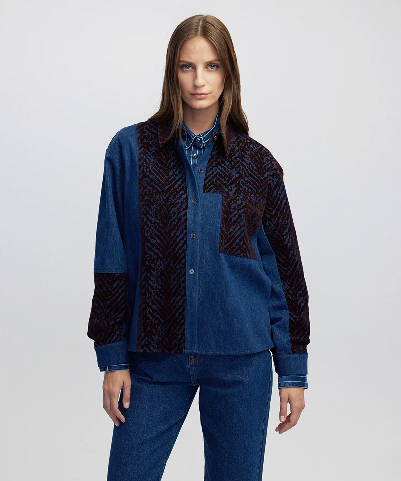 Mixed Media Shirt